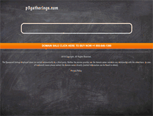 Tablet Screenshot of p3gatherings.com